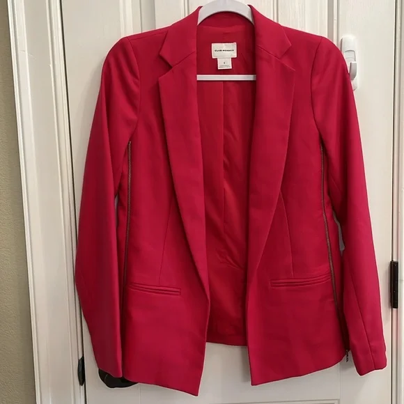 Club Monaco Jackets Coats Club Monaco Wool Blend Hot Pink